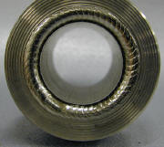 kehltnaht von titan blindflansch